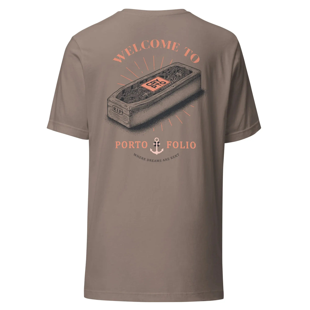 Welcome to Porto Back Print - Pebble - design artwork by Coinerstore (2)