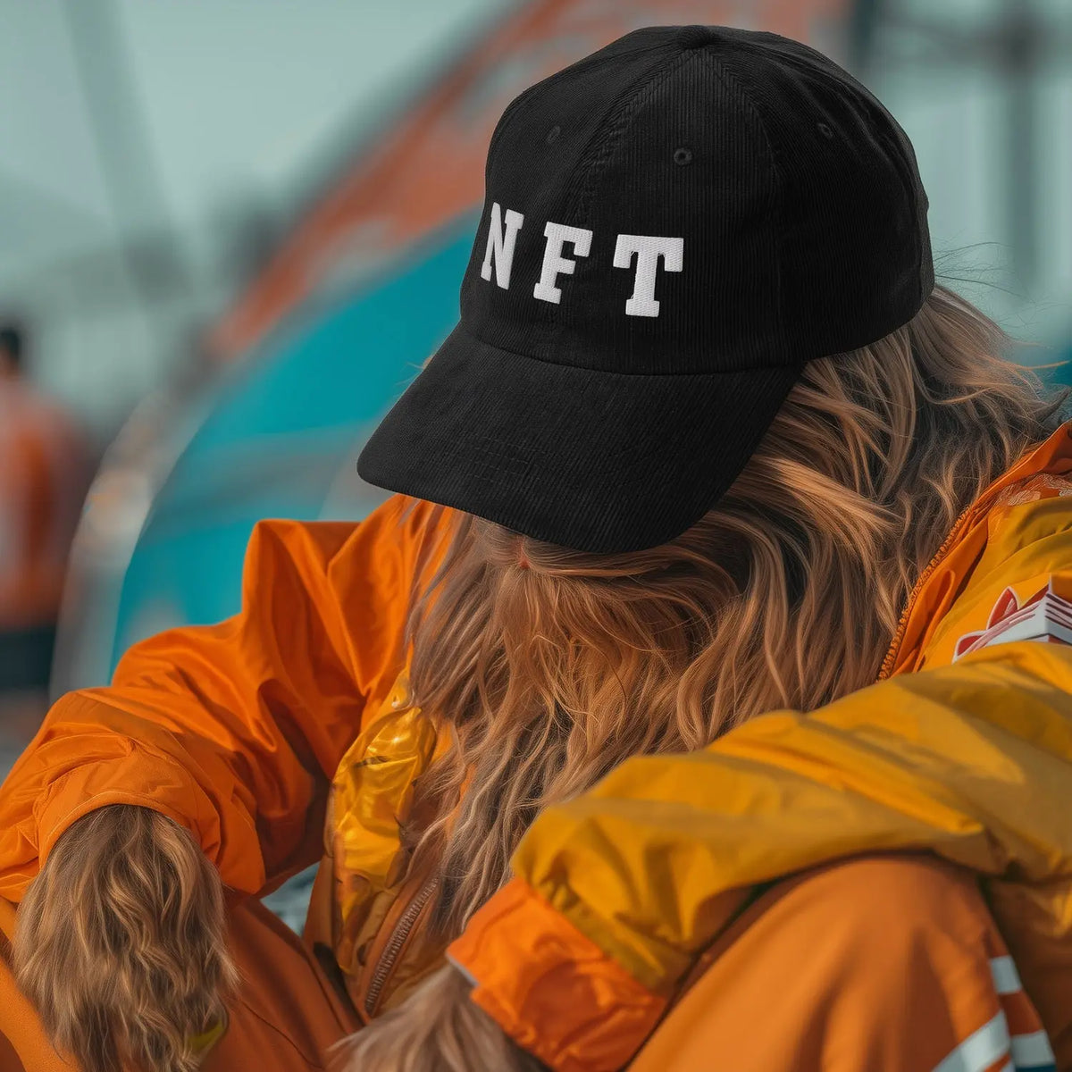 NFT VINTAGE CORD CAP - design artwork by Coinerstore