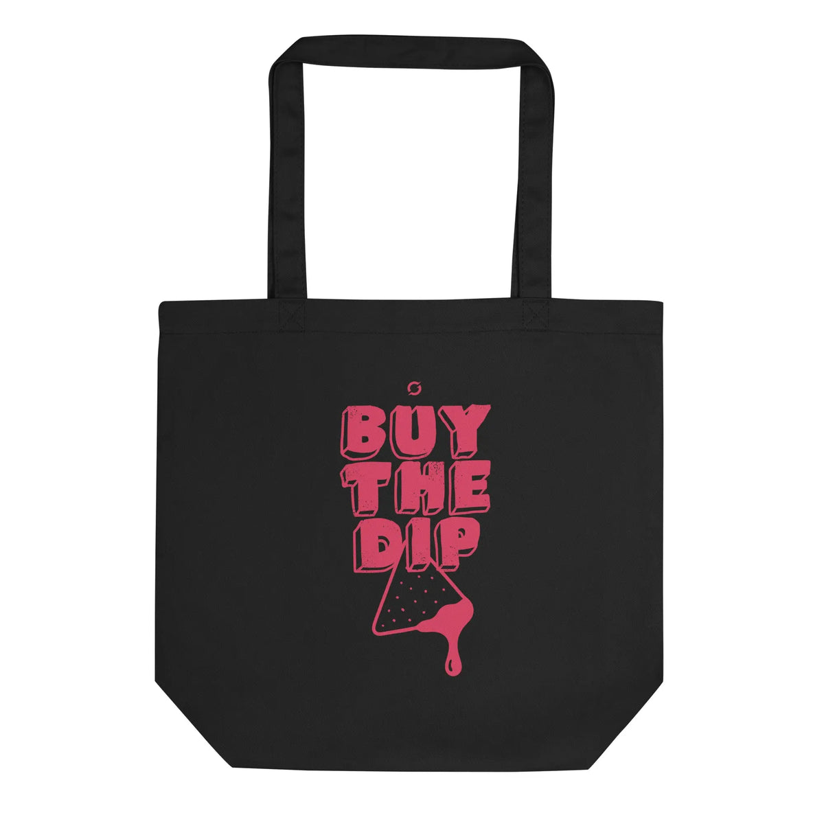 Buy the Dip Bag (small) - black tote bag, front view (3)