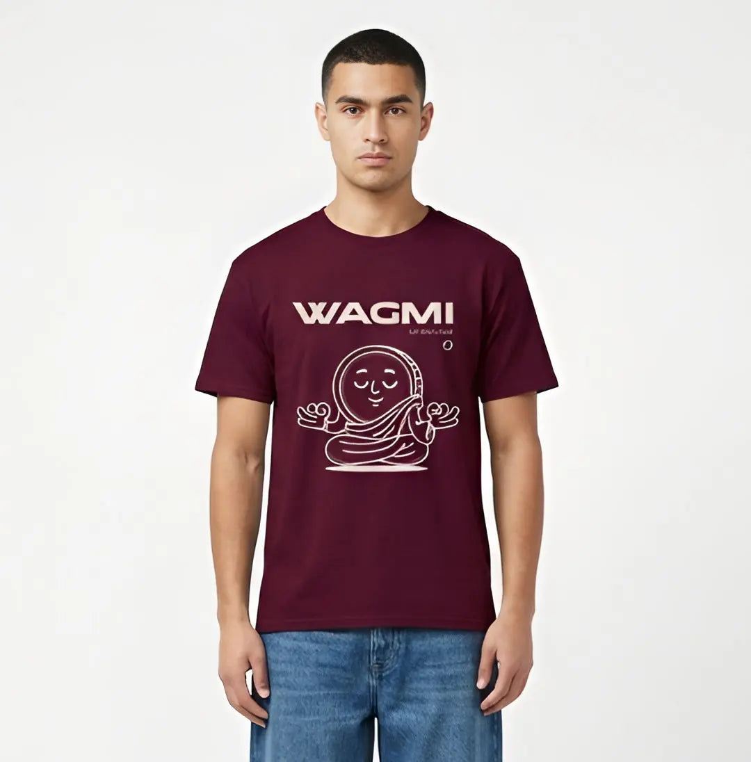 WAGMI bold T-Shirt - design artwork by Coinerstore