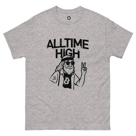 Alltime High Shirt - sport grey classic tee, front view