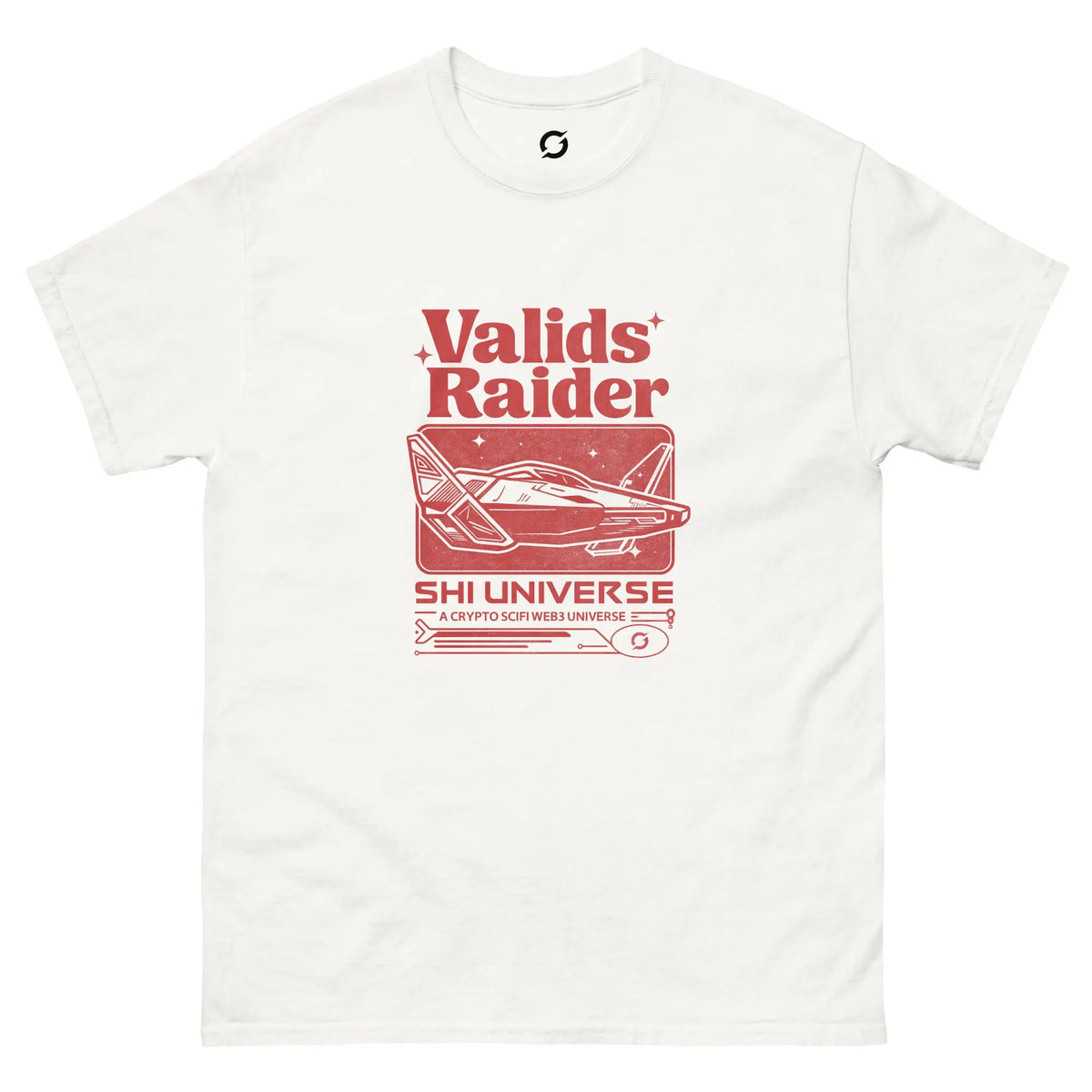 Valids Raider Vintage Shirt - white classic tee, front view