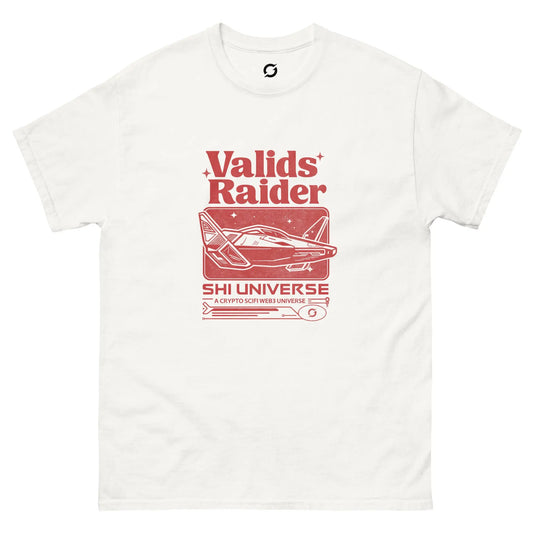 Valids Raider Vintage Shirt - white classic tee, front view