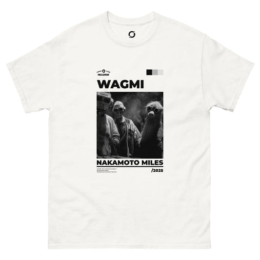 Nakamoto Miles Vintage Shirt - white classic tee, front view