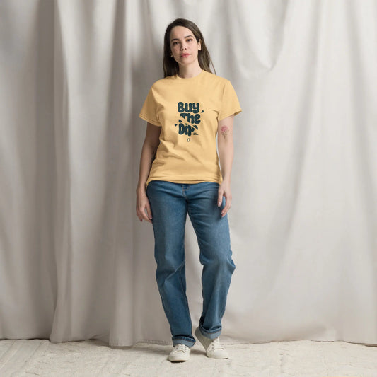 Buy The Dip Shirt - Yellow Haze - yellow haze classic tee, front view