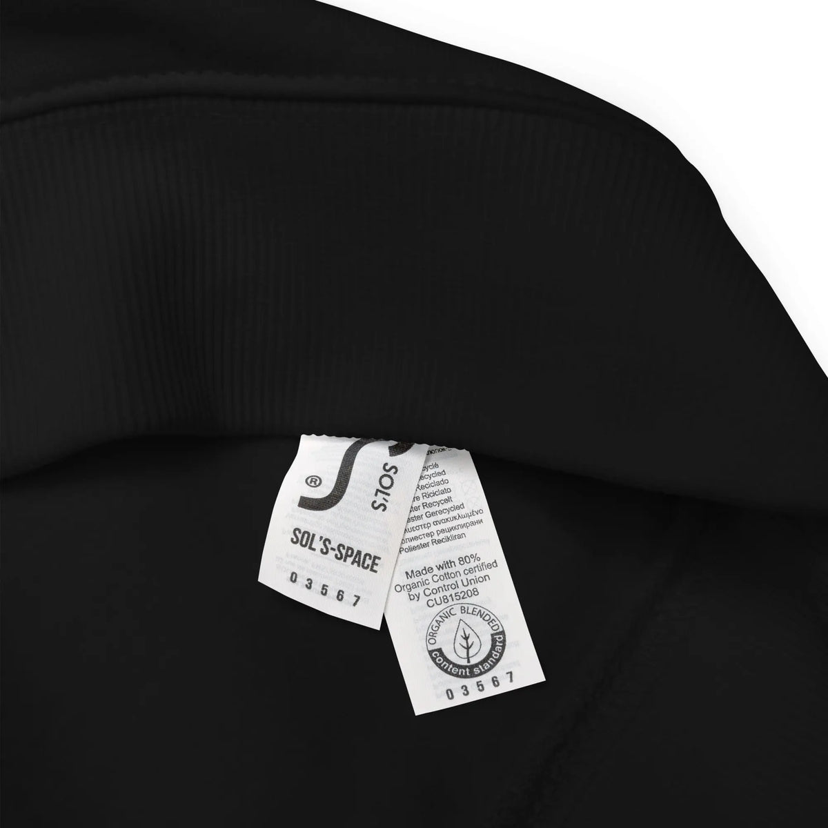 LFG Sweatshirt - black raglan sweatshirt, fabric and stitching detail