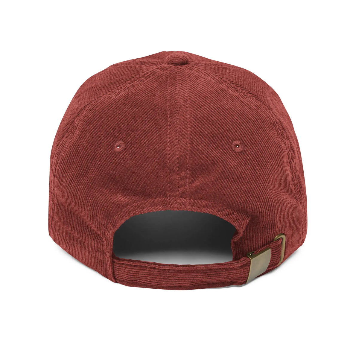 NFT VINTAGE CORD CAP - burgundy corduroy cap, back view